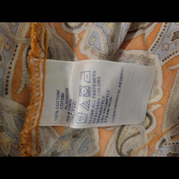 Y2K Tommy Hilfiger medium paisley snap button shirt - Picture 5 of 5